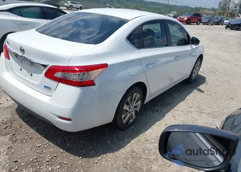 2014 Nissan Sentra Fe+ S/Fe+ Sv/S/Sl/Sr/Sv z USA, uszkodzony, nr VIN 3N1AB7AP8EY287378